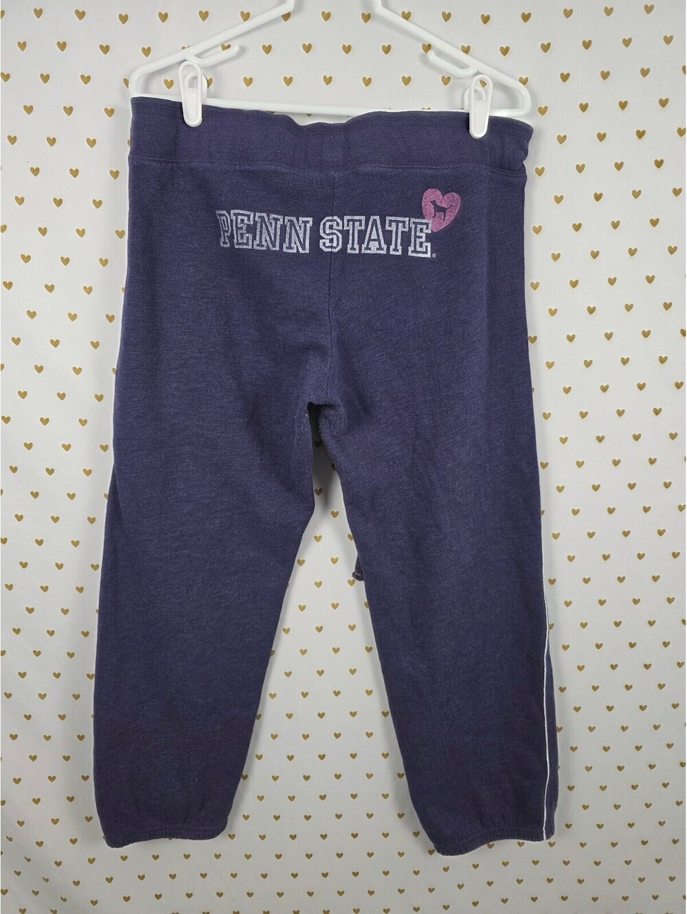 Vintage 2008 VS PINK Penn State PSU Sweatpants Medium Y2K Collegiate Navy